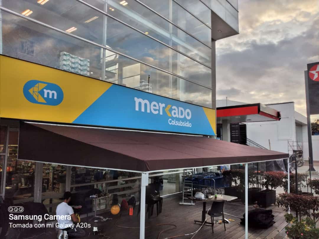 PARASOL FIJO 7X4.5 LIM